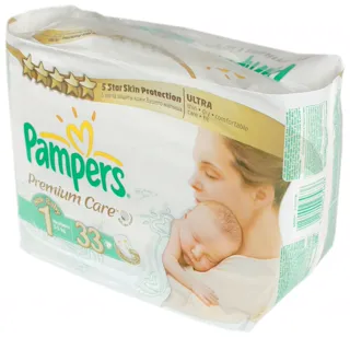 Pampers Newborn Premium Care Diapers Baby Size 2 5kg 33pcs — photo 4