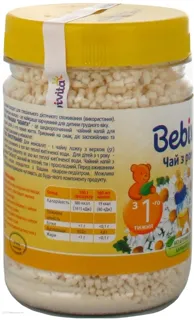 Bebivita Children's Chamomile Tea Instant from 1 Week 130g Plastic Jar — photo 3