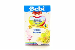 Каша Bebi Premium фруктово-злакова молочна 250 г — фото 3