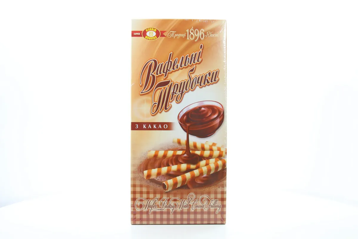 KhBF cocoa wafer rolls 200g