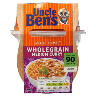 Uncle Bens Wholegrain Medium Curry Rice — photo 2