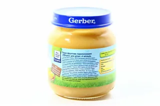 Gerber Apple Puree without Starch and Sugar for Children from 4 Months Glass Jar 130g — photo 3