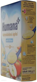 Каша дитяча Humana кукурудзяно-рисова з яблуком безмолочна суха 200г — фото 2