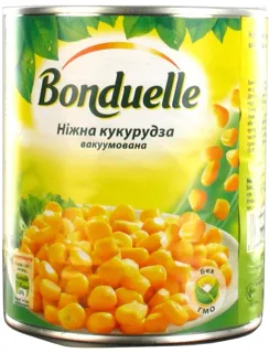 Bonduelle ніжна кукурудза вакуумована 850 г — фото 3