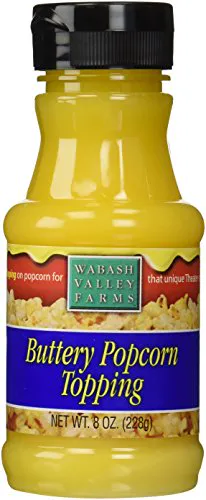 Popcorn Butter Topping - Buttery Flavor 8 oz by Wabash Valley Farms