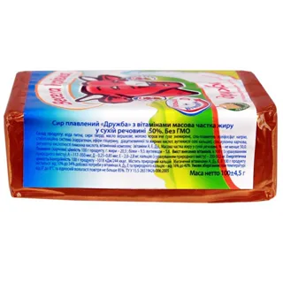 Vesela Korivka Druzhba processed cheese 50% foil 90g — photo 2