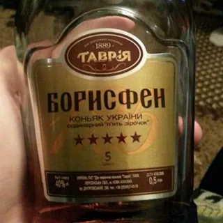 Tavriia Borysfen Cognac 5 Stars 0.5L — photo 7