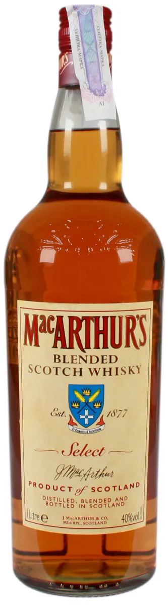 Whiskey MacArthur's 40% 1000ml glass bottle Scotland
