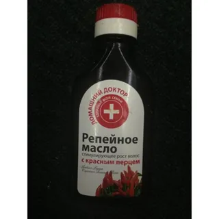 Domashniy Doktor Burdock Hair Oil with Red Pepper Growth Stimulating 100ml — photo 8