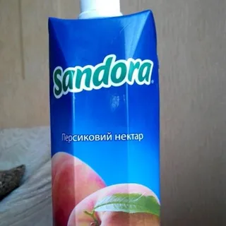 Sandora Peach Nectar with Pulp Sterilized 1L — photo 7