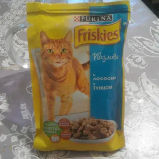 Friskies Cat Food with Salmon and Tuna Chunks in Sauce 100g — photo 6