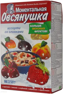 Ovsyanushka Porridge with Cream Assorted 45g*10pcs 450g — photo 5