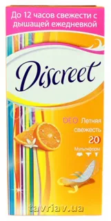 Discreet Deo Summer Fresh Multiform Daily Pantyliners 20 pcs — photo 7