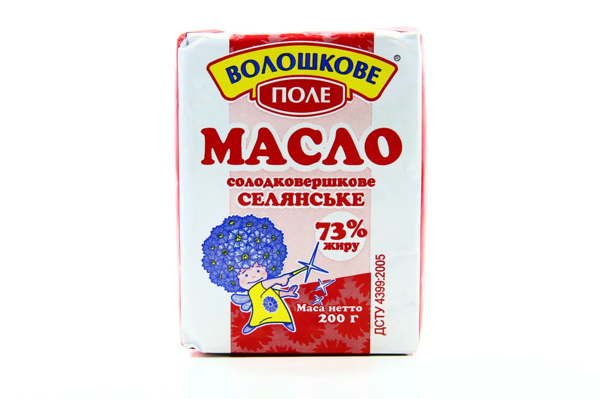Voloshkove Pole Village Sweet Cream Butter 73% 200g