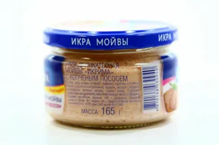 Santa Bremor Ikrima Capelin Roe with Smoked Salmon Glass Jar 165g — photo 2