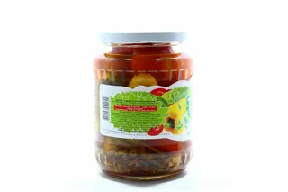 Toma Assorted Tomatoes Cucumbers Sweet Pepper No.6 Glass Jar 660g — photo 3