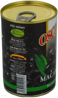 Oskar Black Pitted Olives 432ml — photo 2
