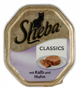 Sheba Pleasure Cat Food with Veal and Chicken 100g — photo 3