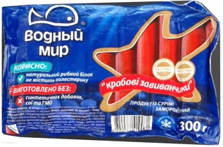 Vodnyi Mir Frozen Crab Rolls 300g — photo 2