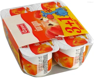 Fanny Peach Yogurt 1.5% Plastic Cup 4x120g — photo 4