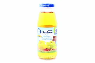 Gerber Apple Grape Rosehip Juice No Sugar Glass Jar 0.175L — photo 9