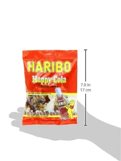 Haribo Gummi Candy, Happy Cola, 5 oz Bag (Pack 12) — photo 4
