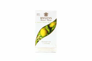 Hyleys Green Tea Ceylon and China Baihao Blend with Lemon 25x1.5g Sri Lanka — photo 6