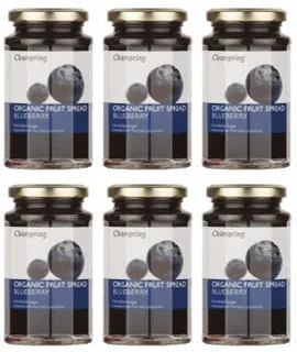 Clearspring Organic Blueberry Fruit Spread 290g 6 Pack — photo 2