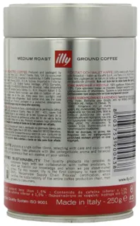 Кава Illy 100% Арабіка мелена, жерстяна банка 250 г — фото 3