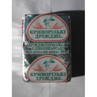 Kryvorizki Drizhdzhi Fresh Baker's Yeast 100g — photo 5