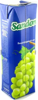 Sandora White Grape Juice No Sugar 1000ml Tetra Pak — photo 6
