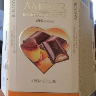 Konti Amour 100g Milk Chocolate with Creme Brulee Filling — photo 4