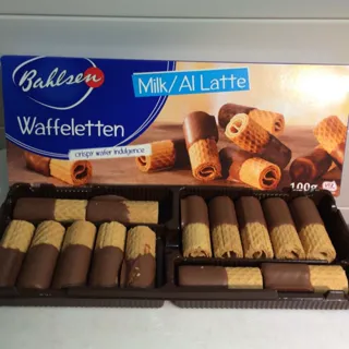 Bahlsen Wafer Rolls in Milk Chocolate 100g — photo 7