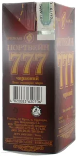 Red Wine Krym Wines Portwein 777 Red Ordinary Strong 17.5% Tetrapak 1000ml — photo 4