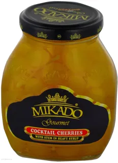 Mikado Yellow Cocktail Cherry 314ml China — photo 2