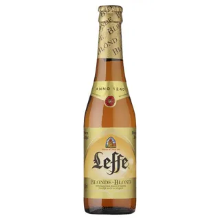 Leffe Blonde Light Beer 6.6% 0.33L Glass Bottle — photo 3