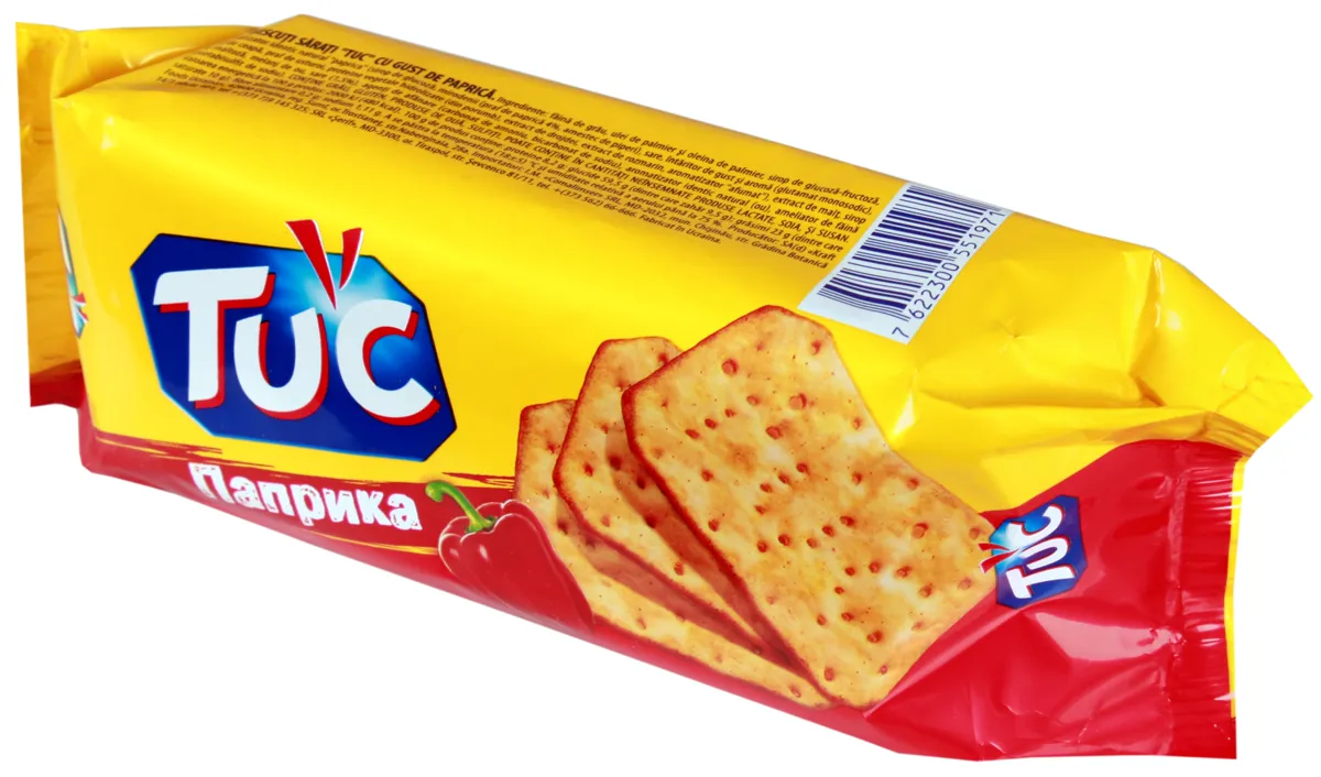 Tuc Paprika Flavored Crackers 100g