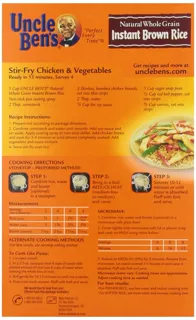 Uncle Bens Quick & Natural Brown Rice, Instant, Whole Grain, 14 oz — photo 10