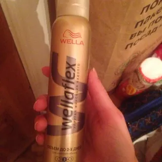 Wellaflex Hair Mousse Super Strong Hold 250ml — photo 7