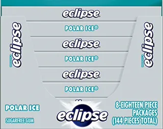 Eclipse Sugar-Free Gum, Polar Ice, 18 pcs Pack (Pack 8) — photo 2