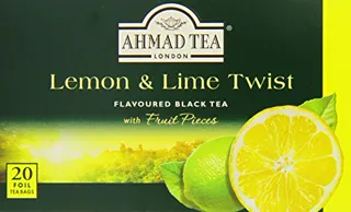 Ahmad Tea Lemon and Lime Twist (Pack of 1, Total 20 Aluminum Foil Envelopes) — photo 4