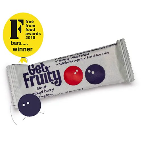Get Fruity Вологий Змішана Беррі Бар 35 г (упаковка 25)
