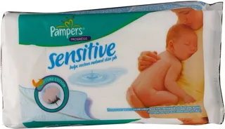 Pampers Sensitive Baby Wipes 56 pcs — photo 2