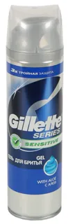 Gillette Sensitive Skin Shaving Gel 200ml — photo 8