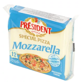 President Mozzarella Processed Cheese for Pizza 40% 200g — photo 2