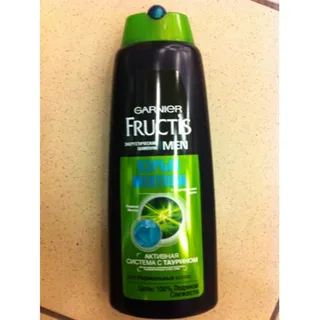 Fructis Garnier Menthol Blast Men's Shampoo 400ml — photo 5