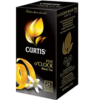 Curtis Five O'clock Ceylon Black Tea Flavored 2g*25pcs 50g — photo 2