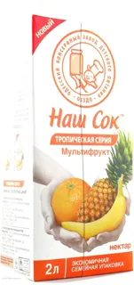 Nash Sok Multifruit Nectar Tetra Pak 1.93L — photo 5