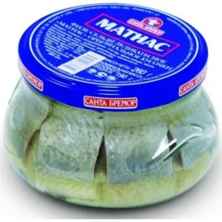 Matias Herring Fillet Santa Bremor Original Pieces Glass Jar 260g — photo 6