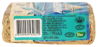 Nevsky creamy processed cheese 60% Bashtanka 90g — photo 3